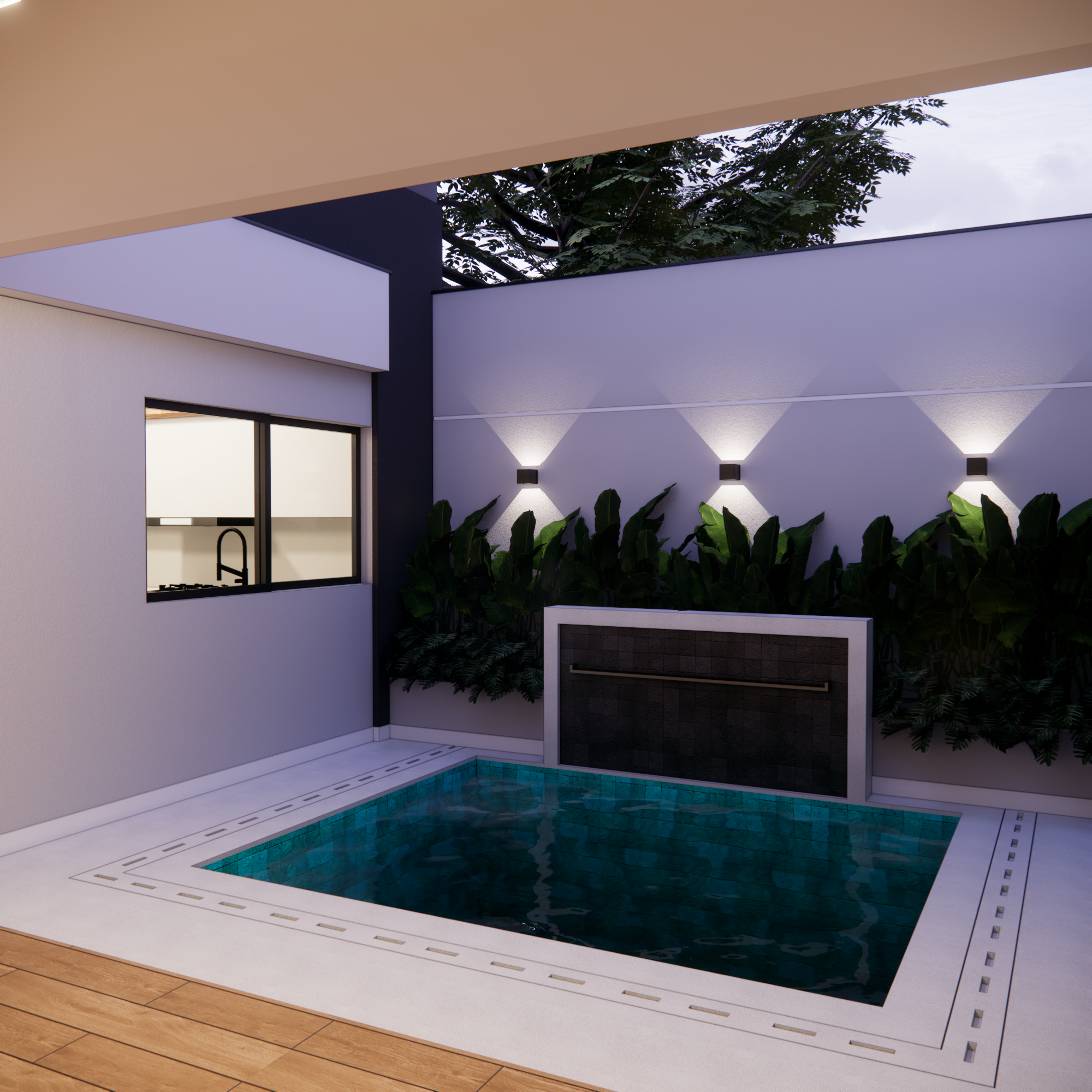 Projeto VilarK - Imagens 3D para projeto de arquitetura em Campinas